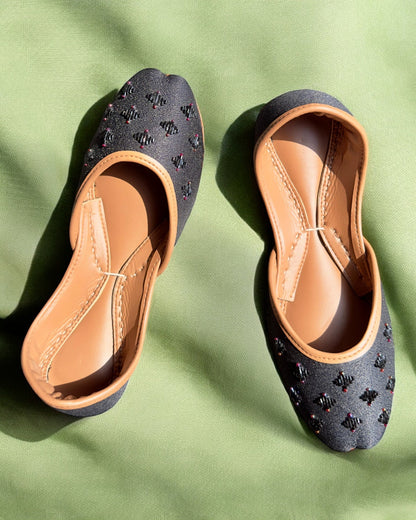 Nawabi - Black Jutti