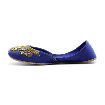 Maharani - Navy Blue Jutti