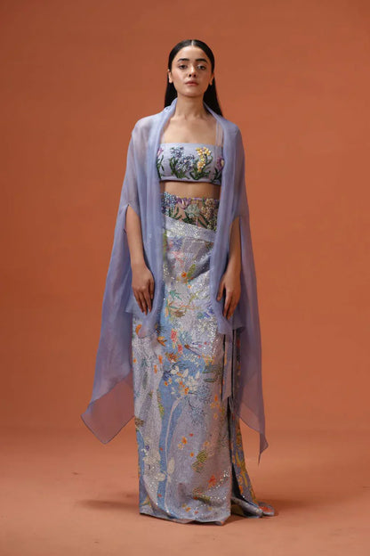 Rent Cher look-corseted belt drape set
