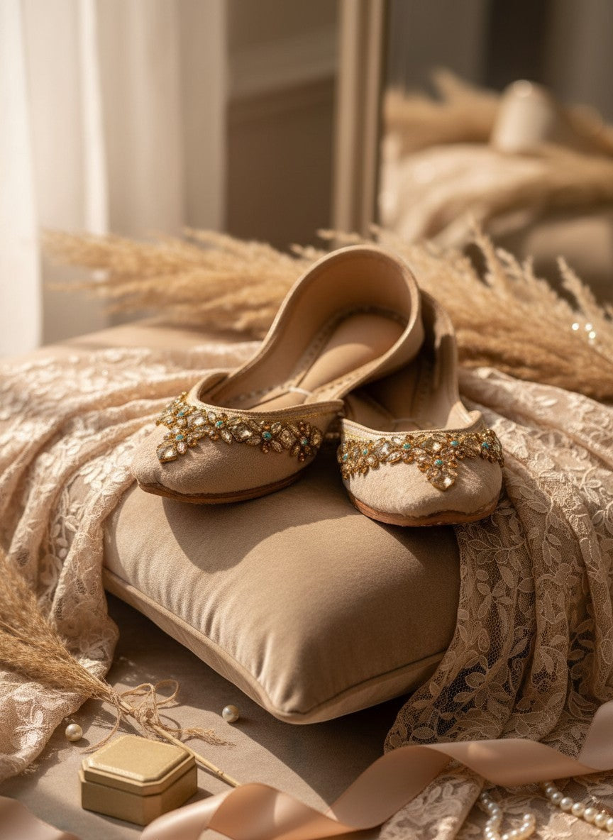 Aarya - Beige Jutti