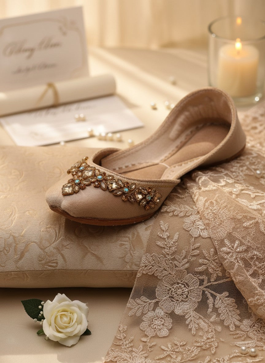 Aarya - Beige Jutti