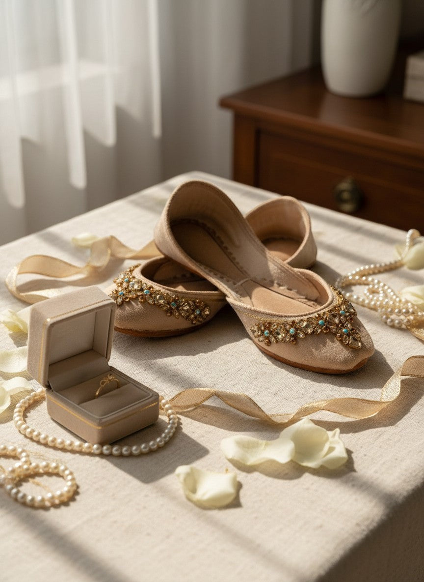 Aarya - Beige Jutti