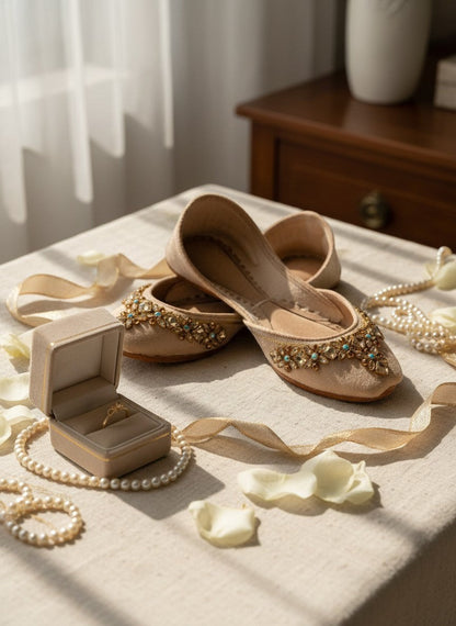 Aarya - Beige Jutti