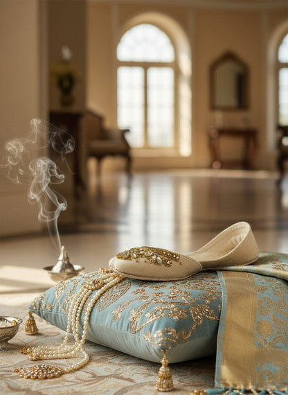Maharani - Cream Jutti