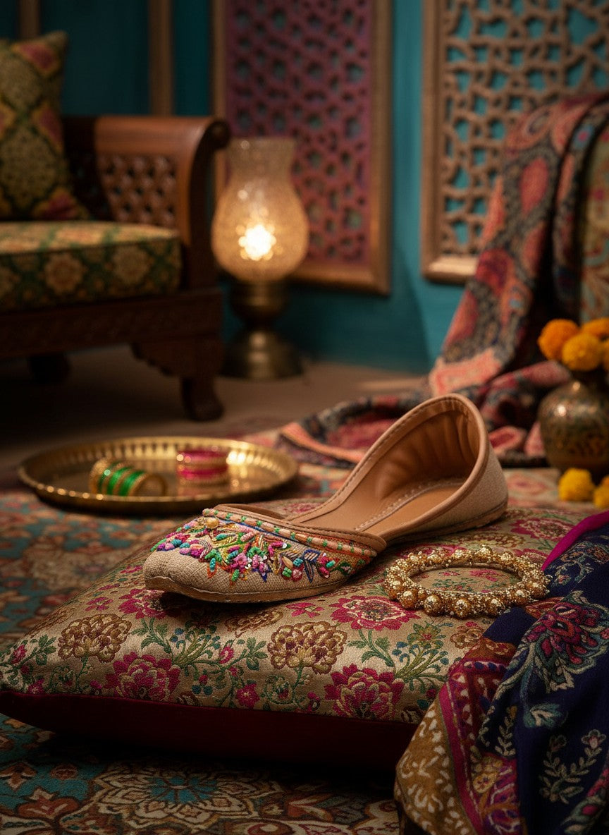 Sartaj - Beige Jutti