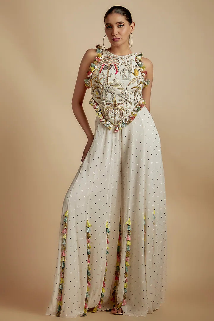 payal-singhal-ivory-georgette-stone-embroidered-sharara-set