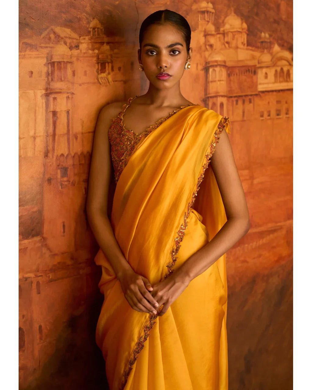 punit-balana-yellow-organza-silk-embroidery-saree-with-blouse